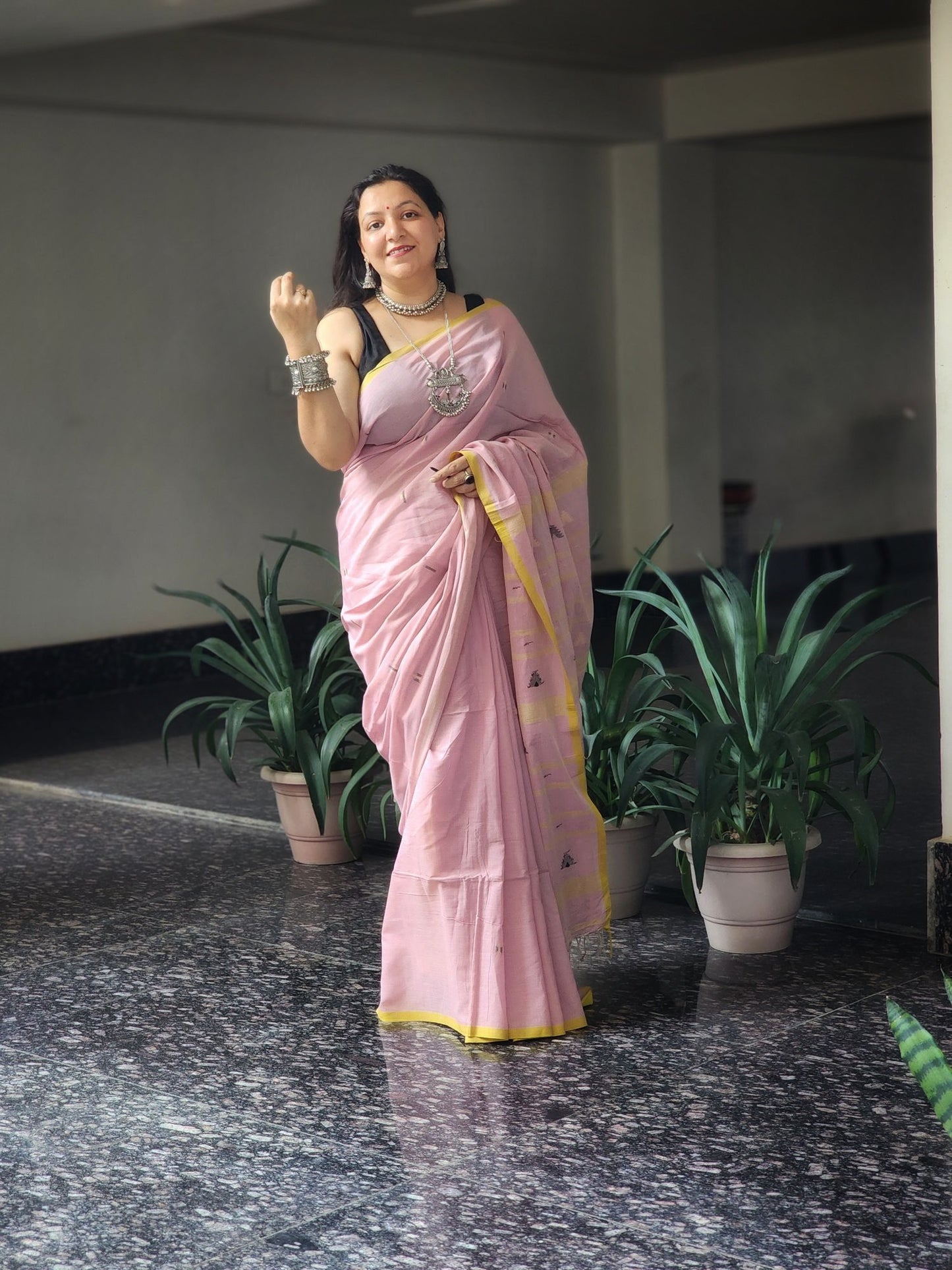 Cotton saree