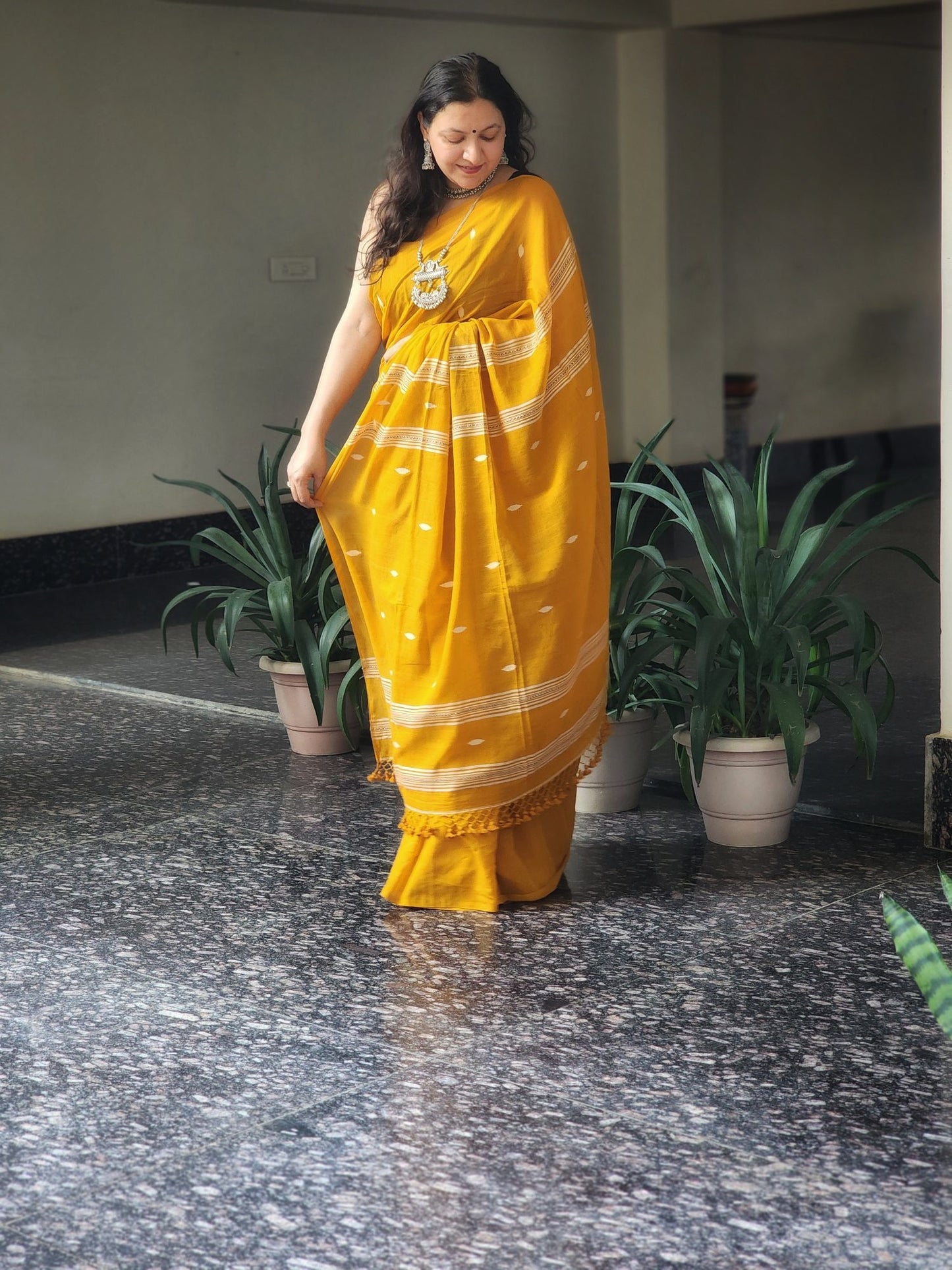 Cotton saree