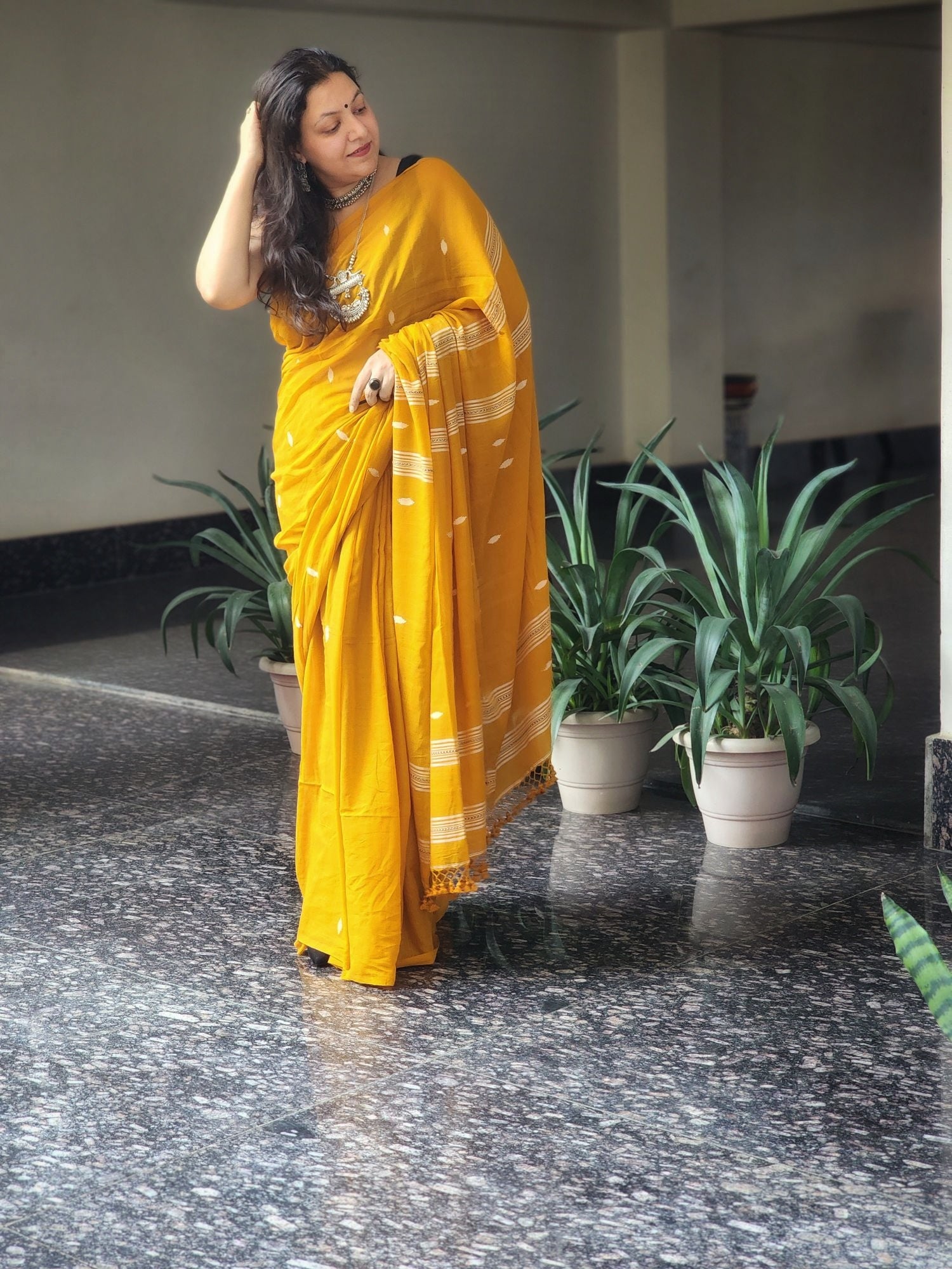 Cotton saree