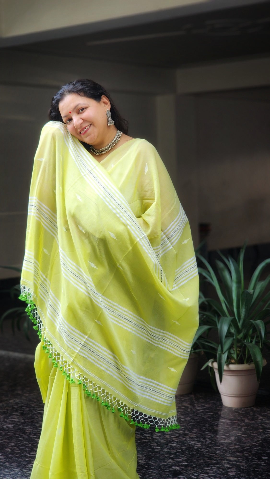 Cotton saree