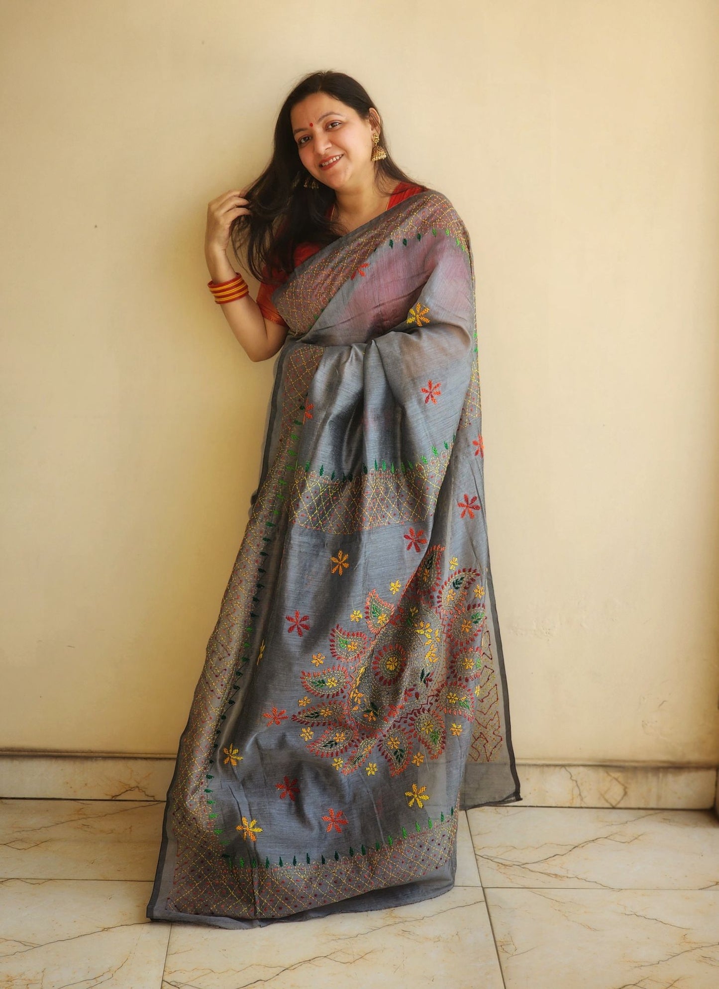 Cotton saree