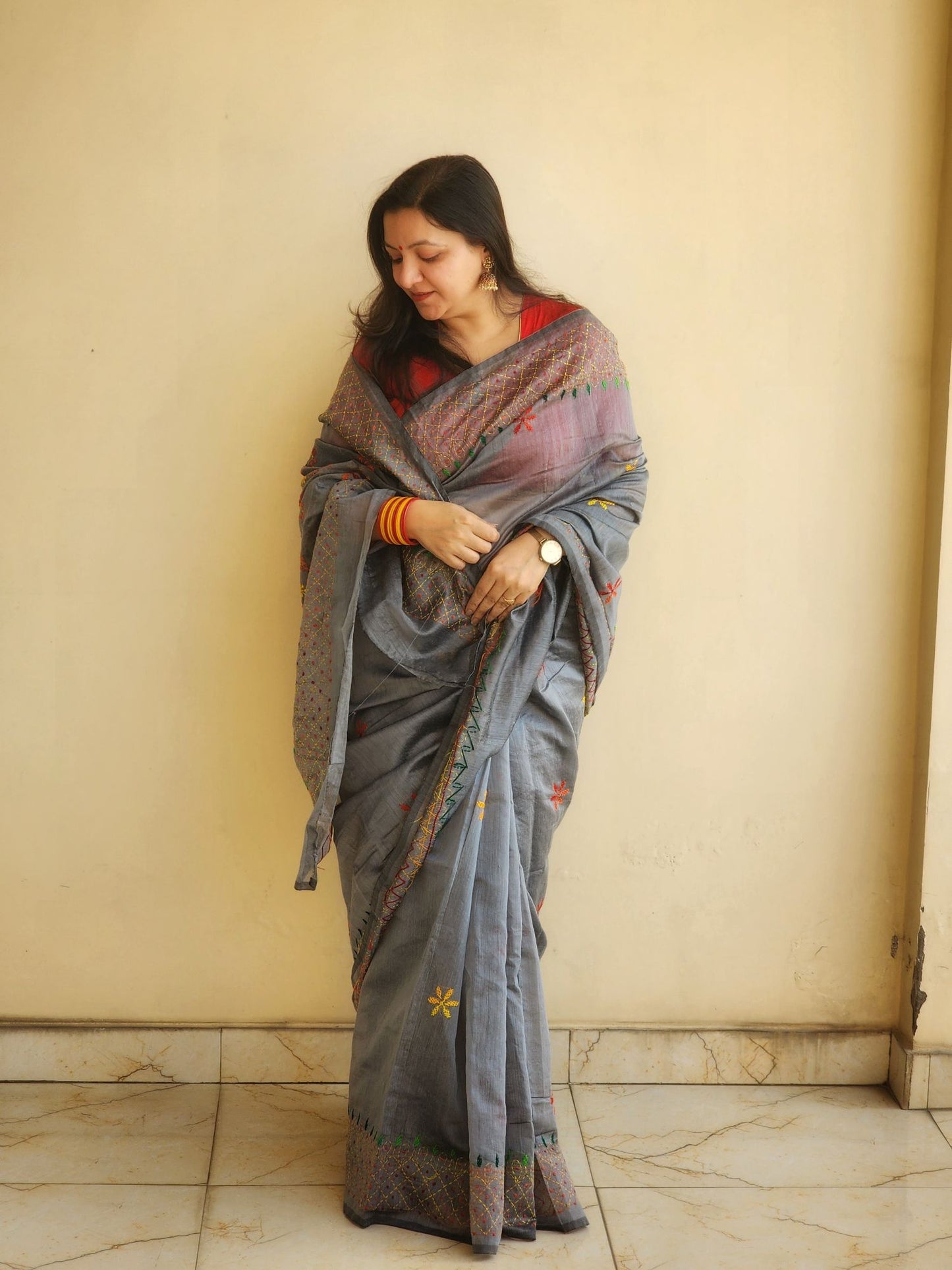 Cotton saree