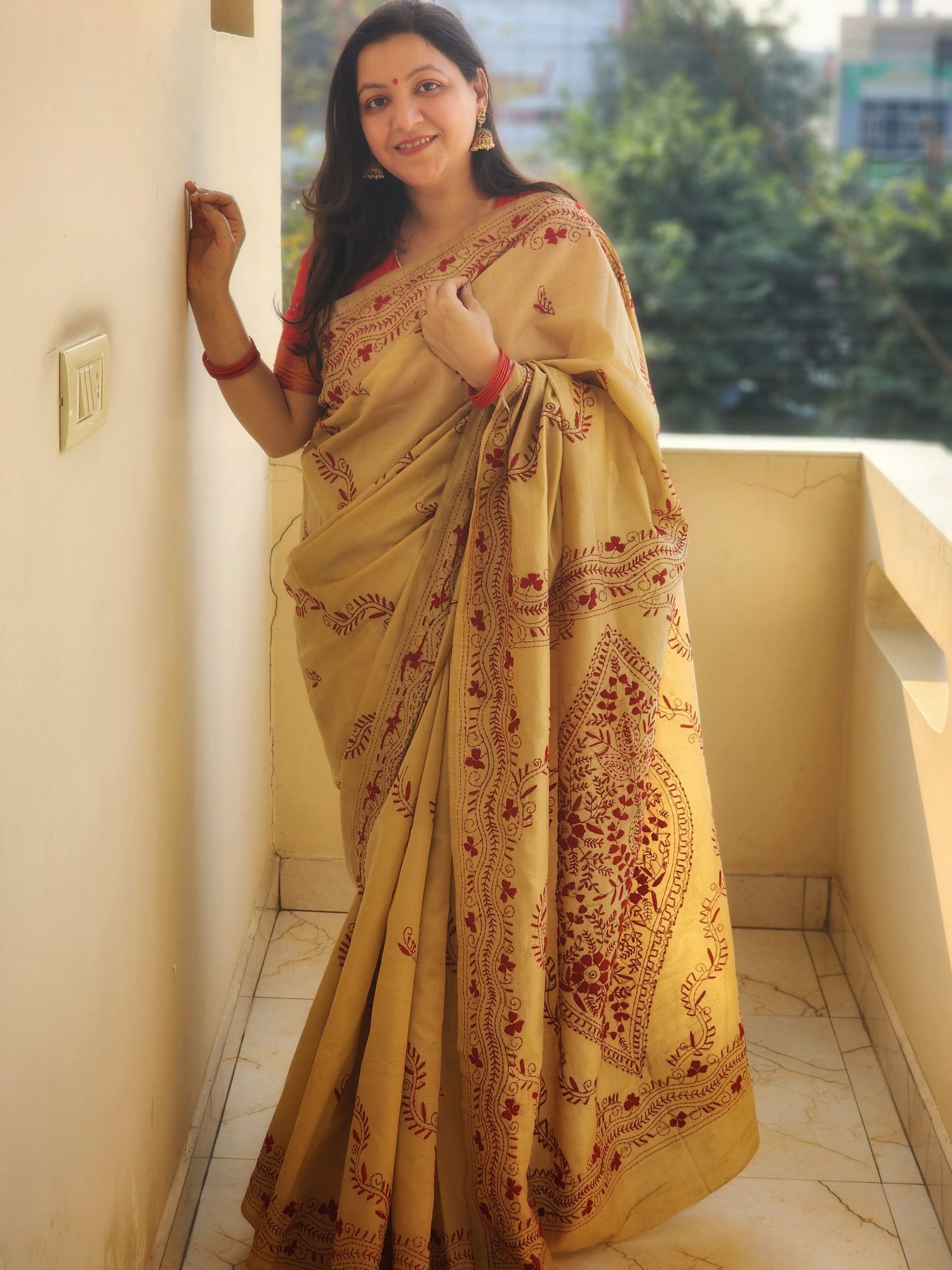 Cotton saree