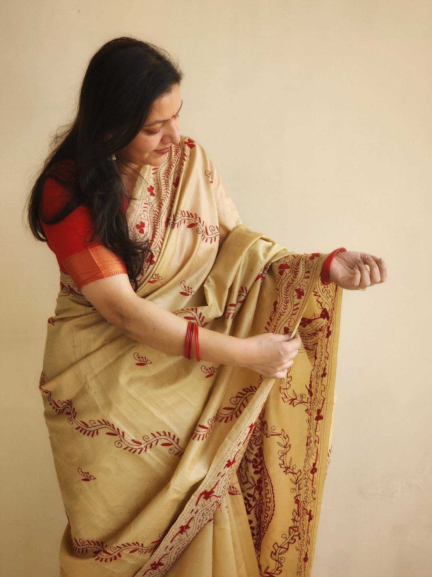 Cotton saree