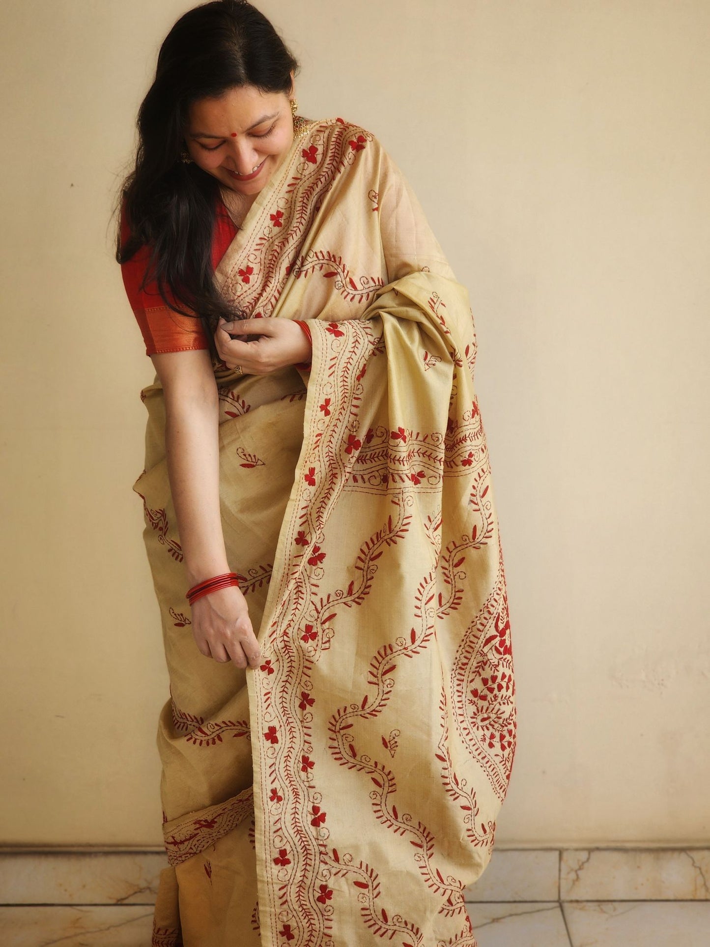 Cotton saree