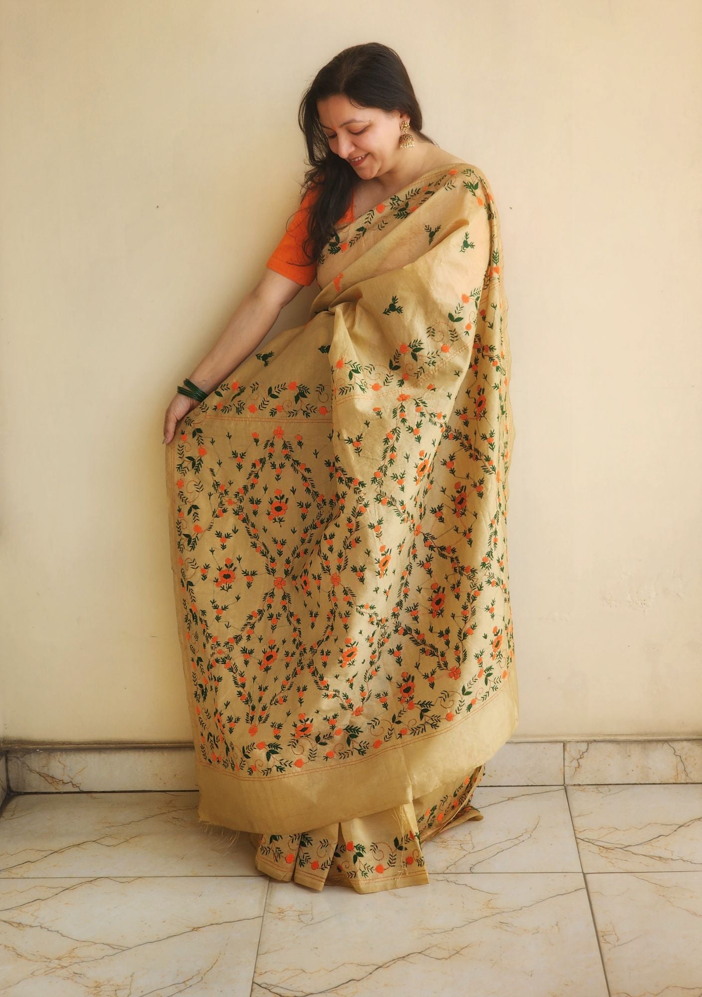 Cotton saree