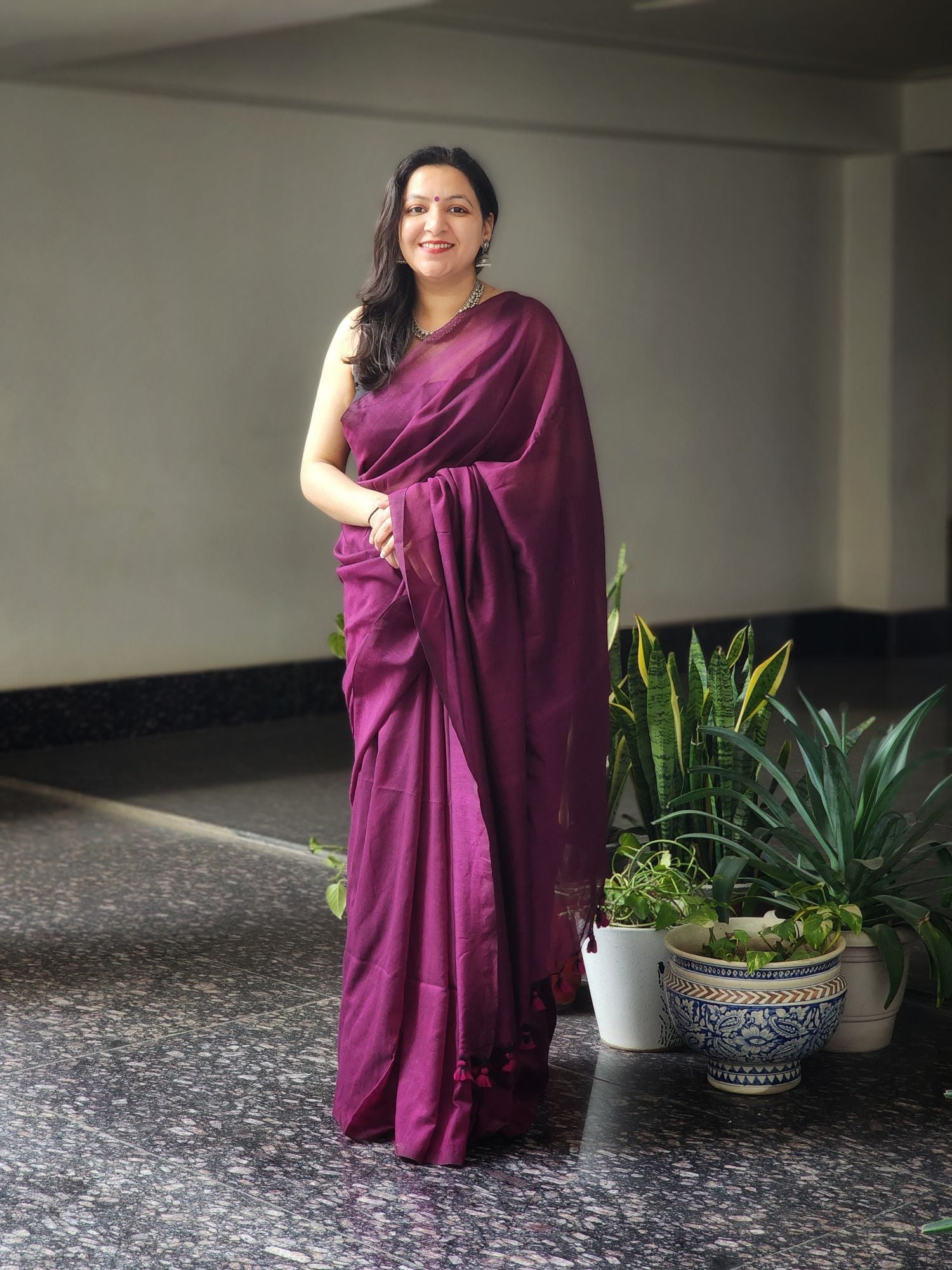 Cotton saree