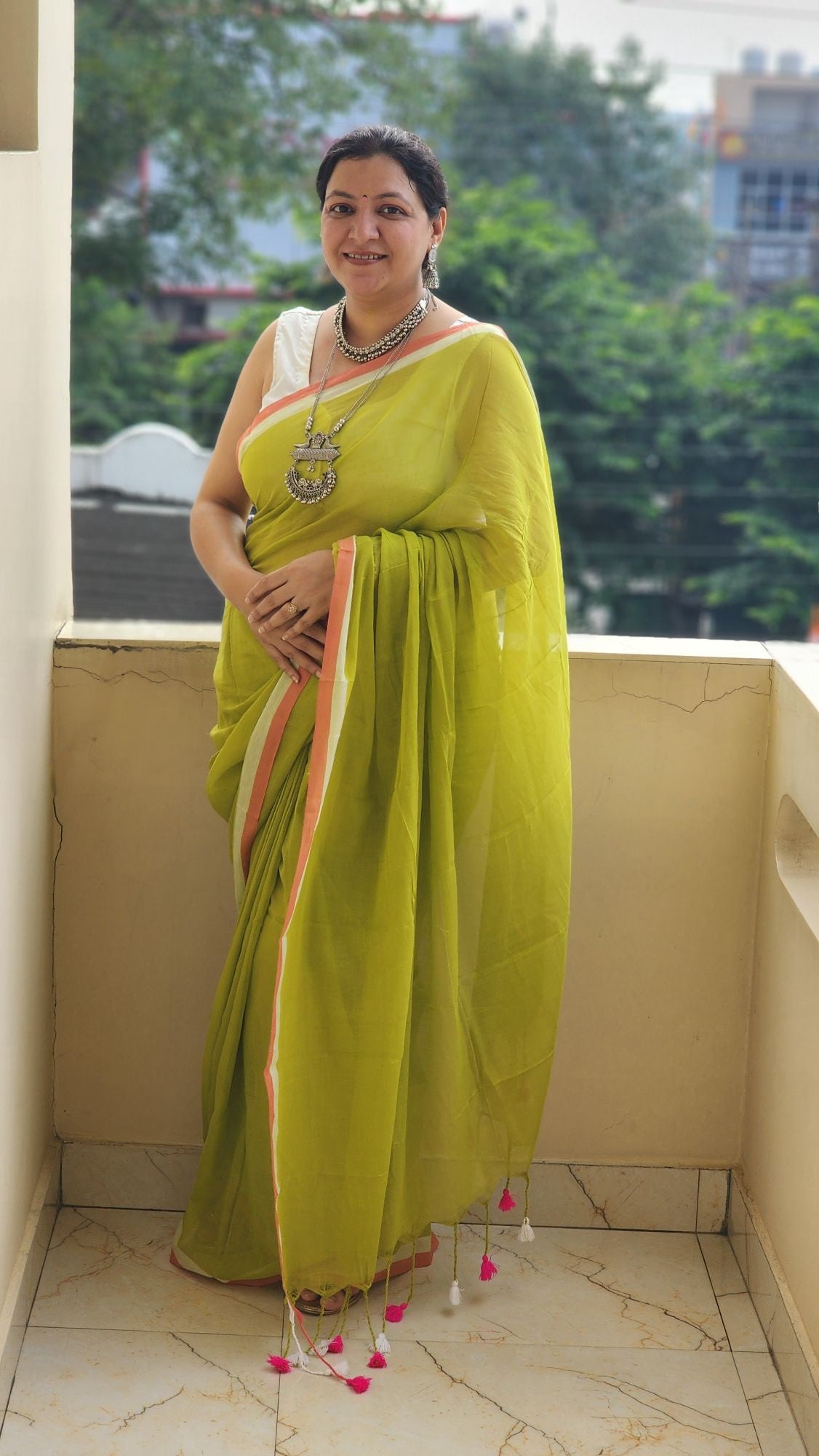 Cotton saree