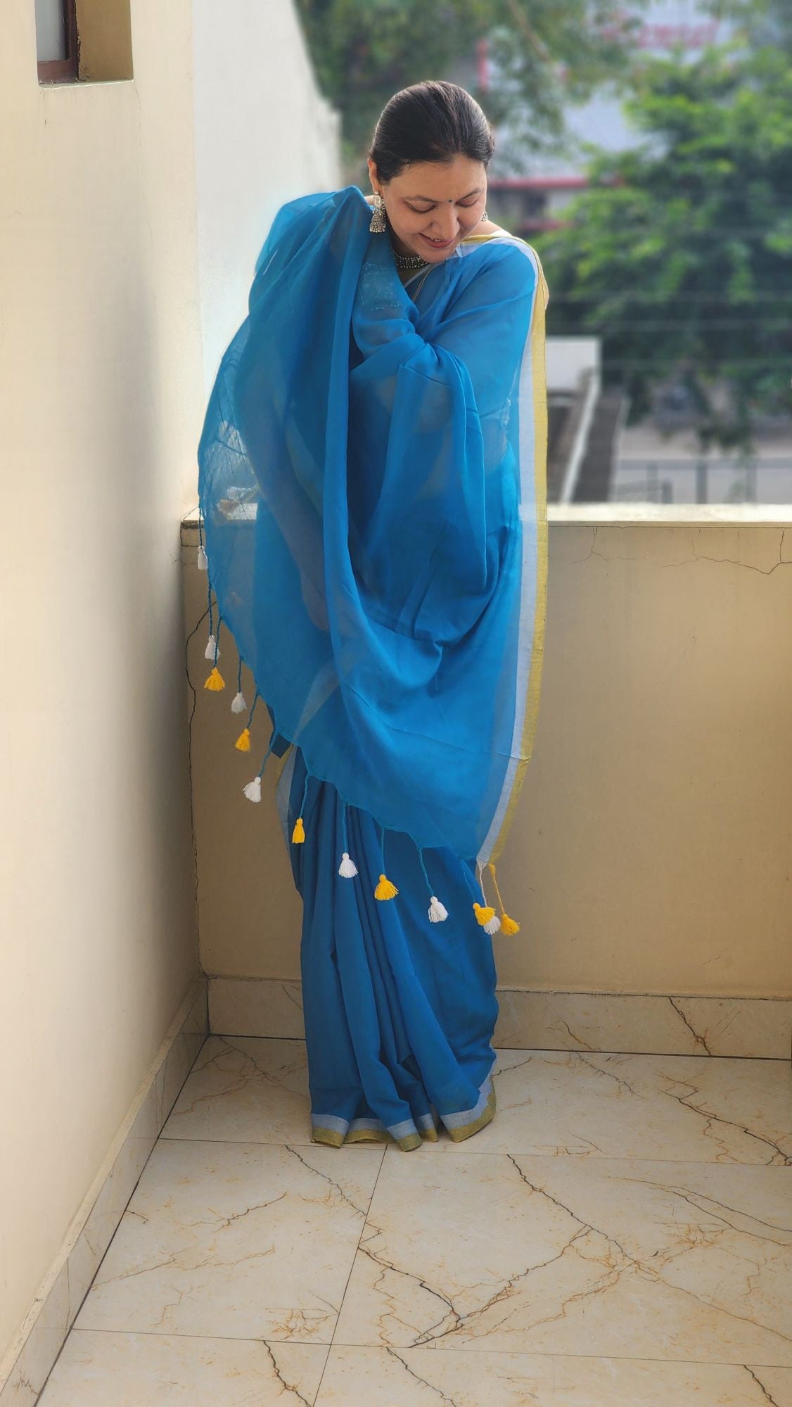 Cotton saree