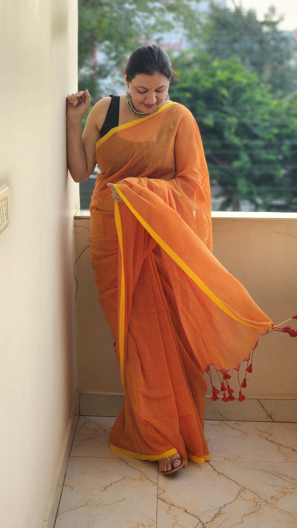 Cotton saree