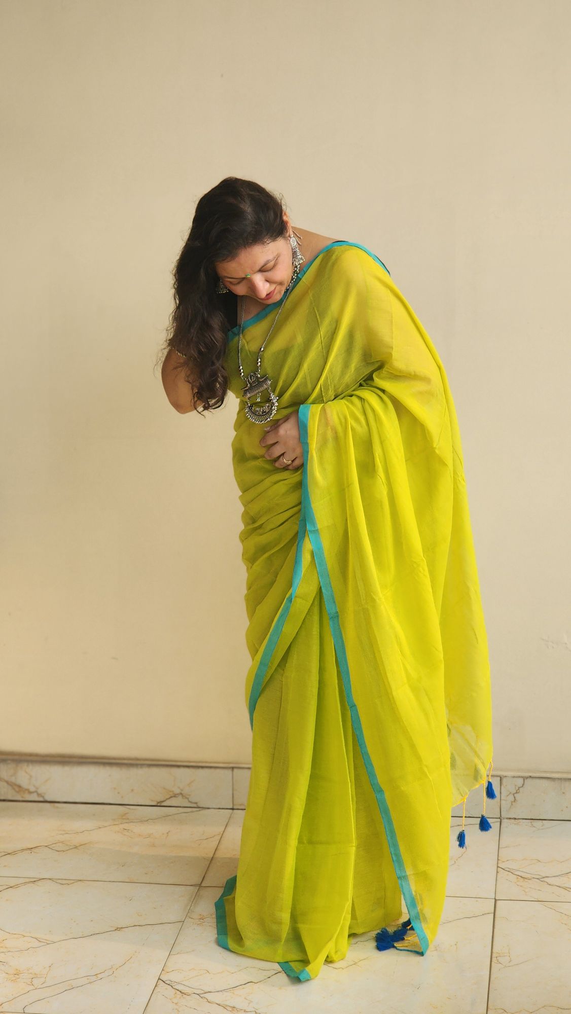 Cotton saree