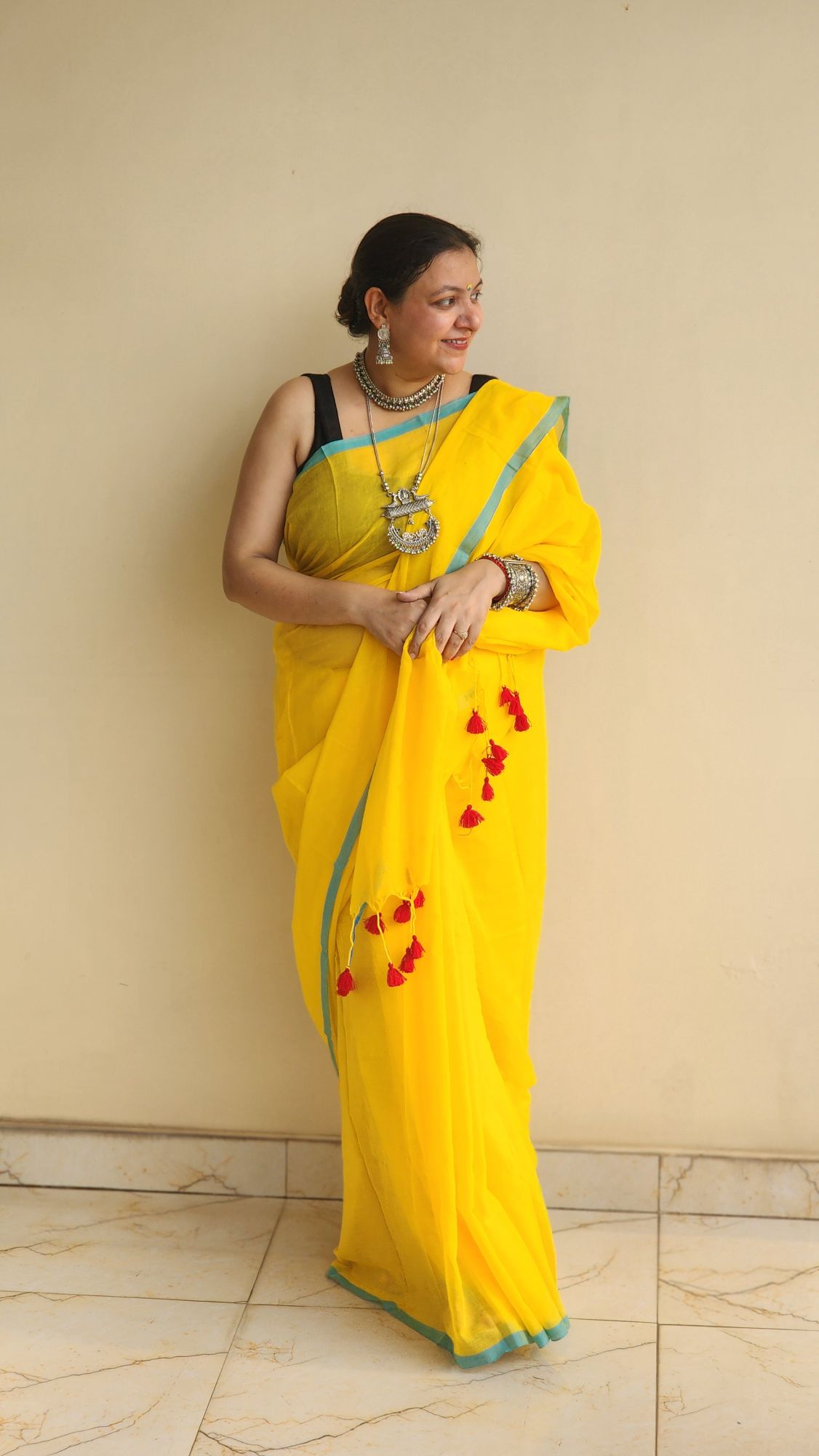 Cotton saree