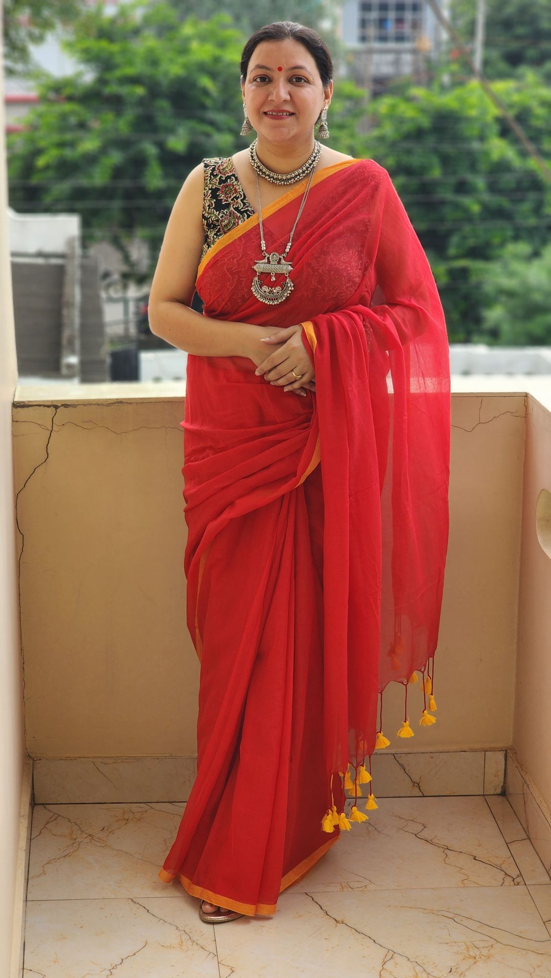 Cotton saree