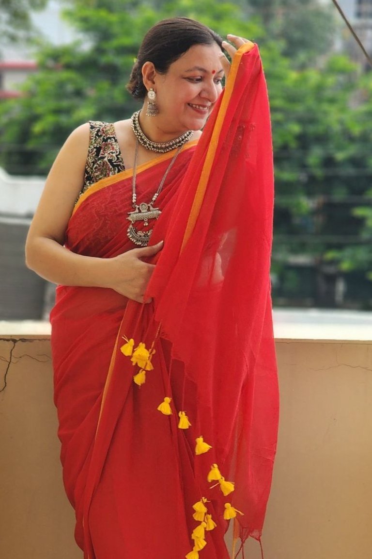 Cotton saree