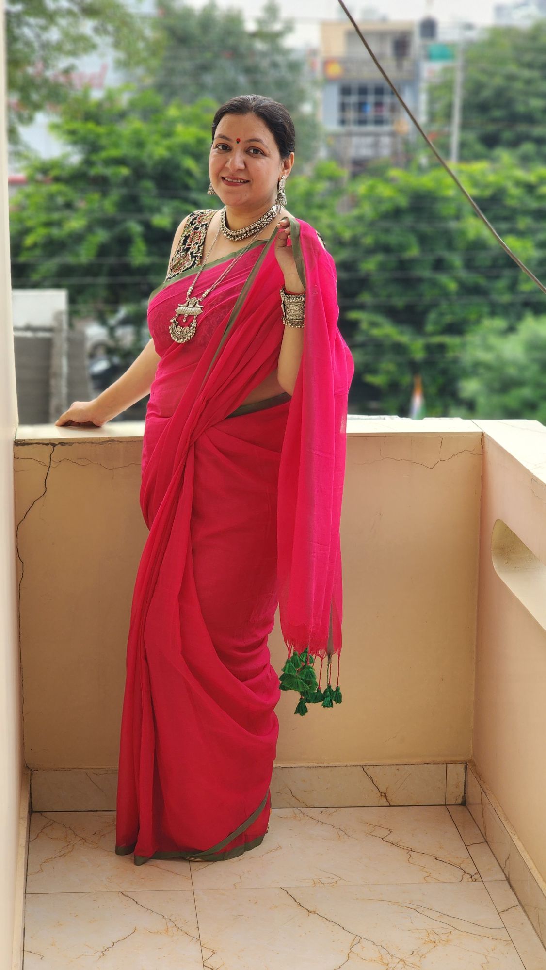 Cotton saree