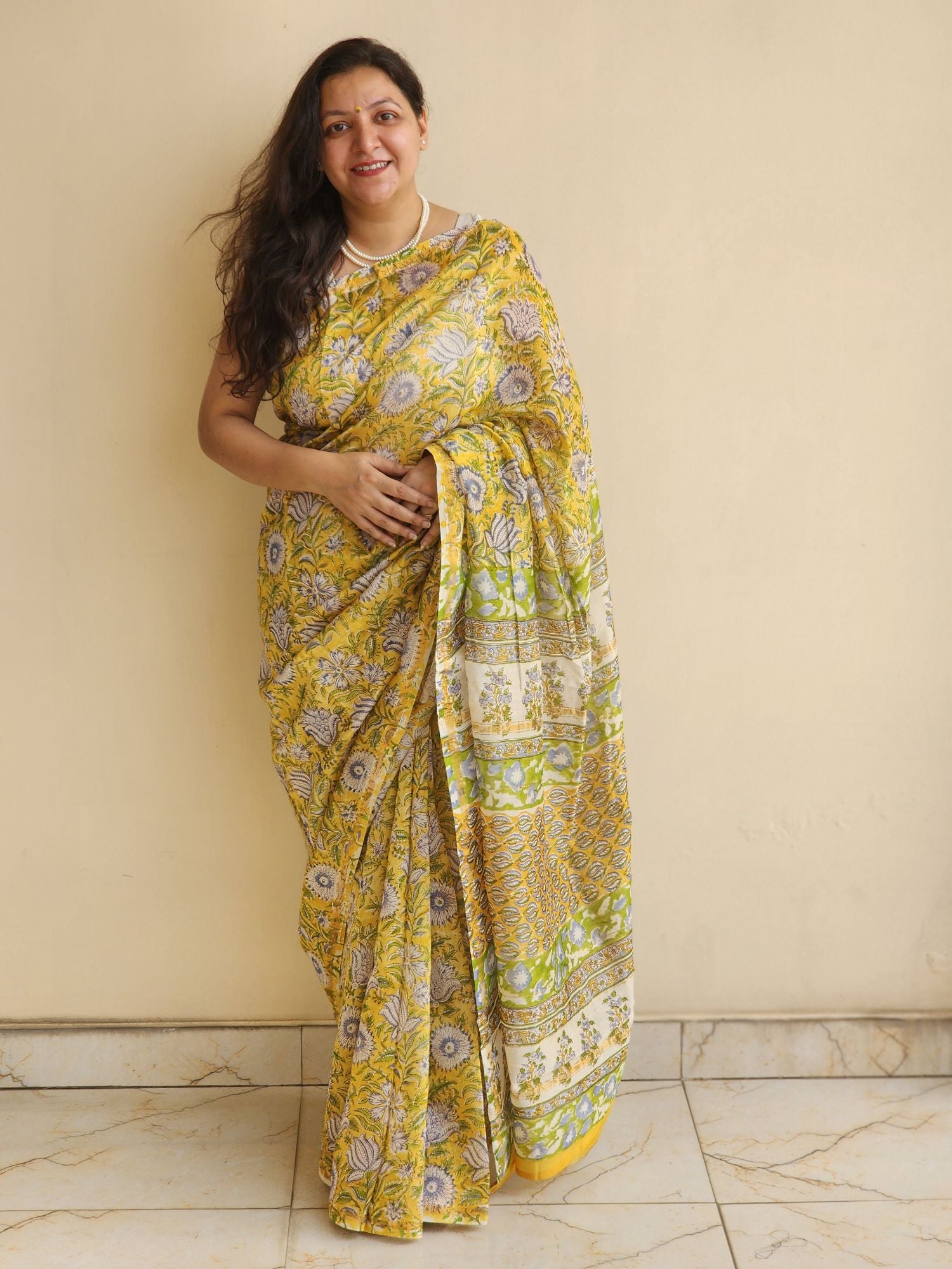 Cotton saree