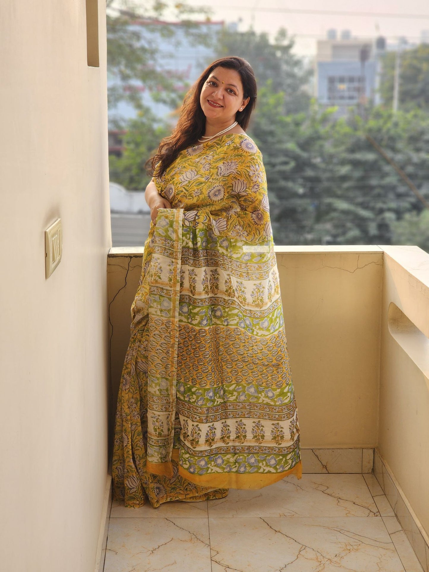 Cotton saree