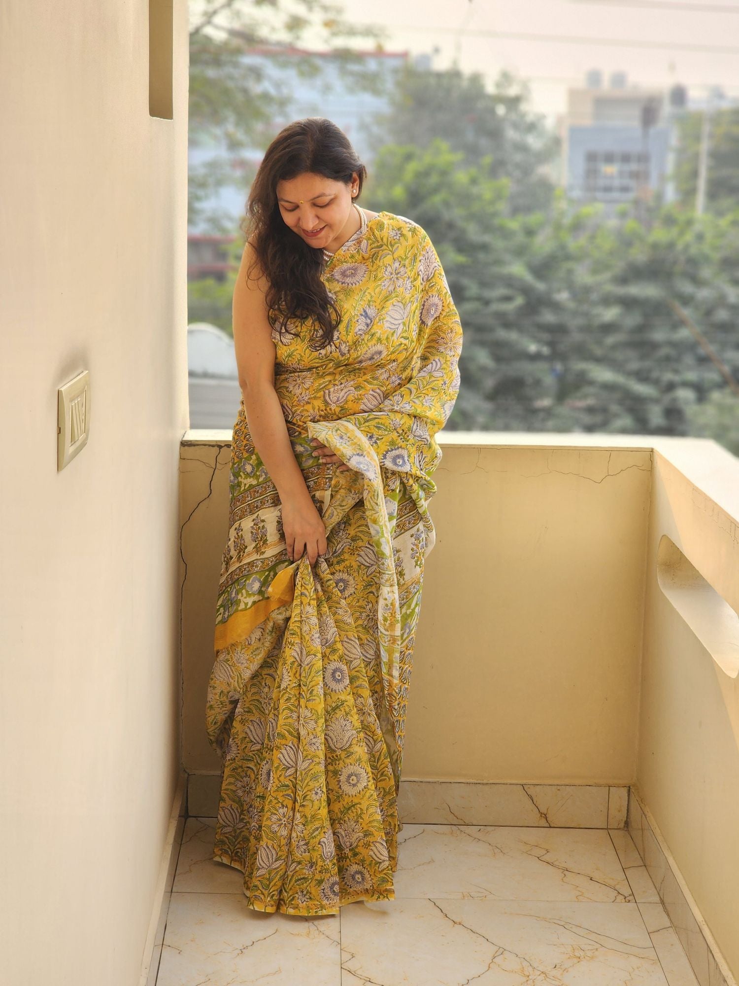 Cotton saree