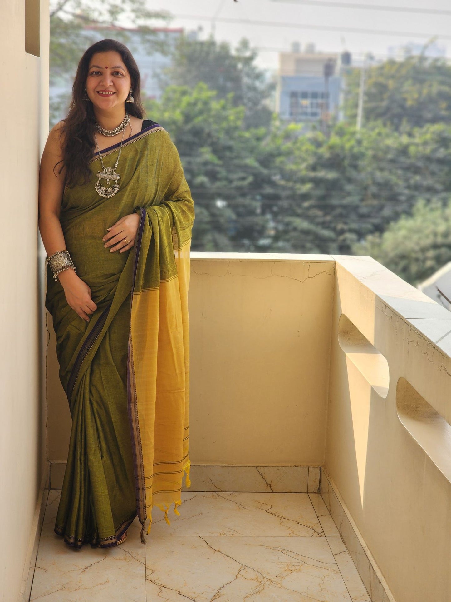 Cotton saree