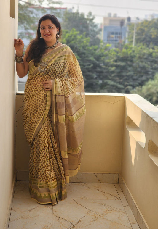 Cotton saree