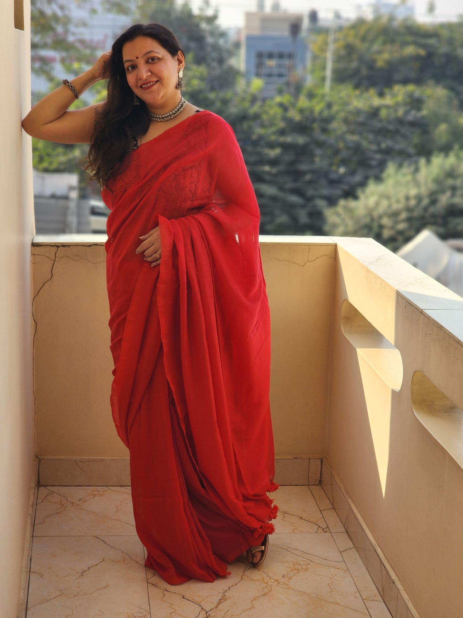 Cotton saree