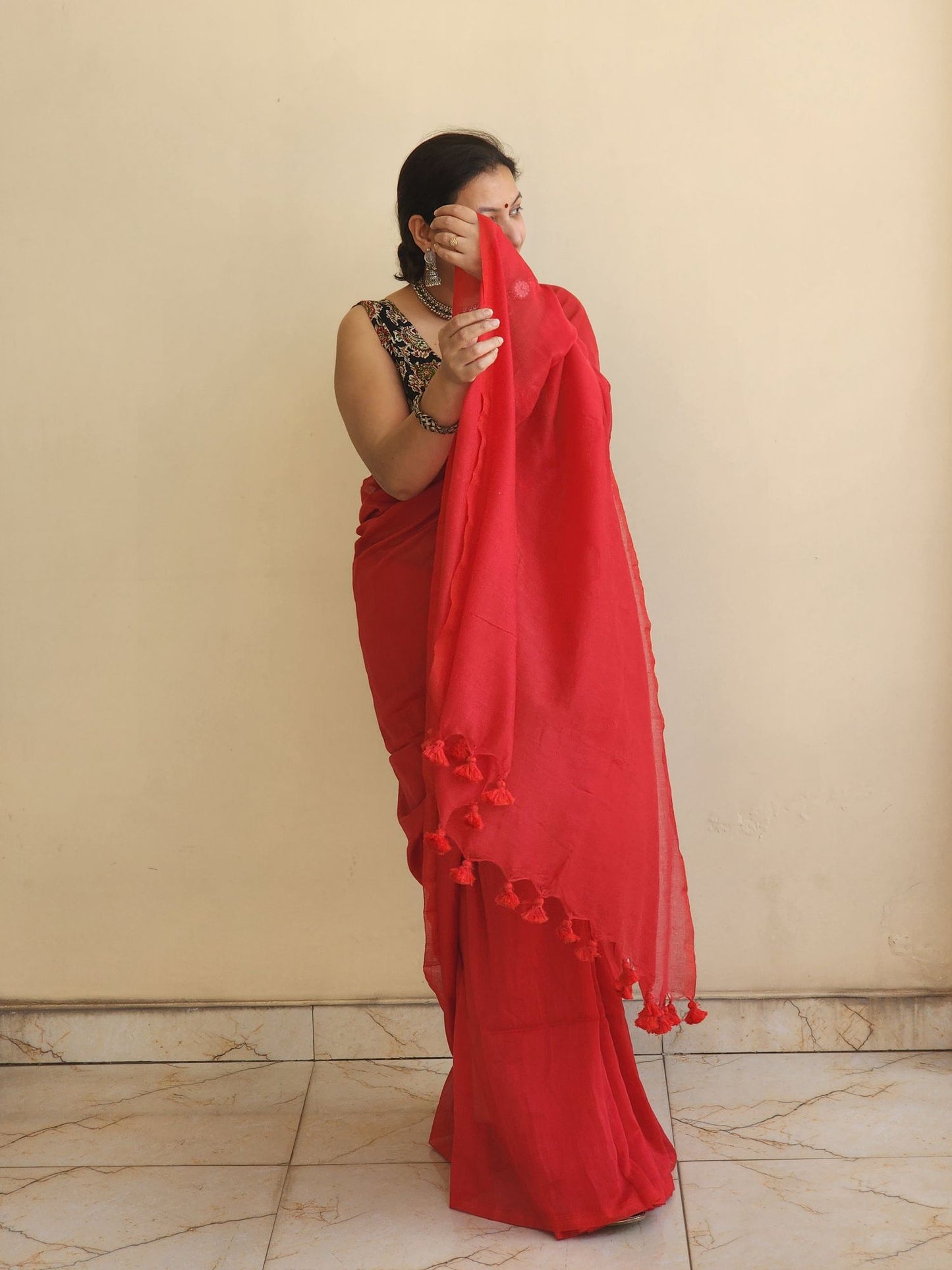 Cotton saree