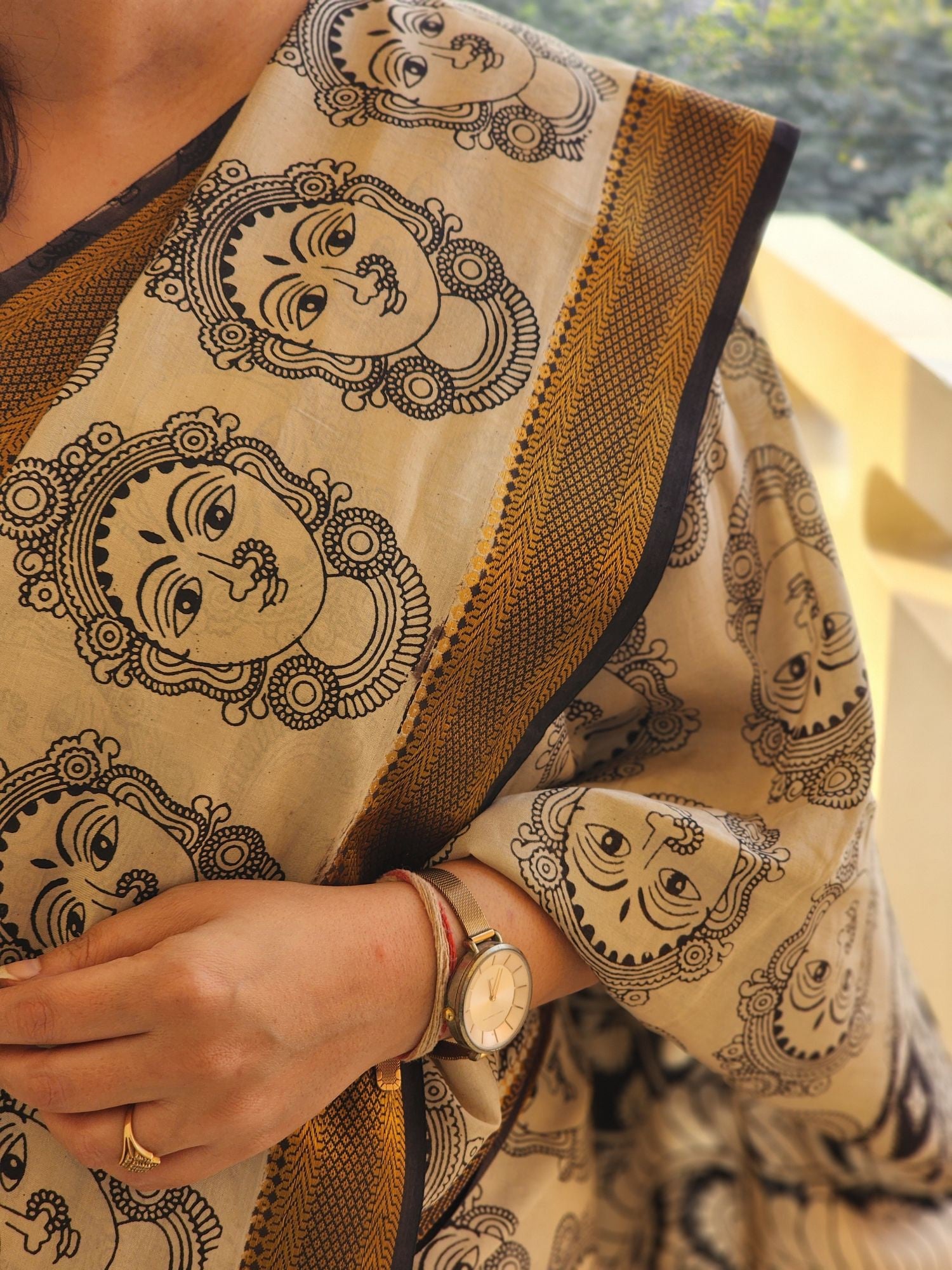 Cotton saree