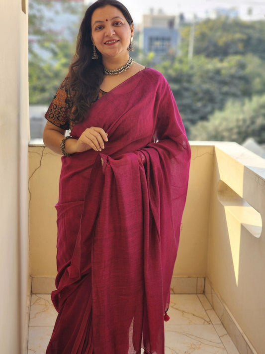 Cotton saree