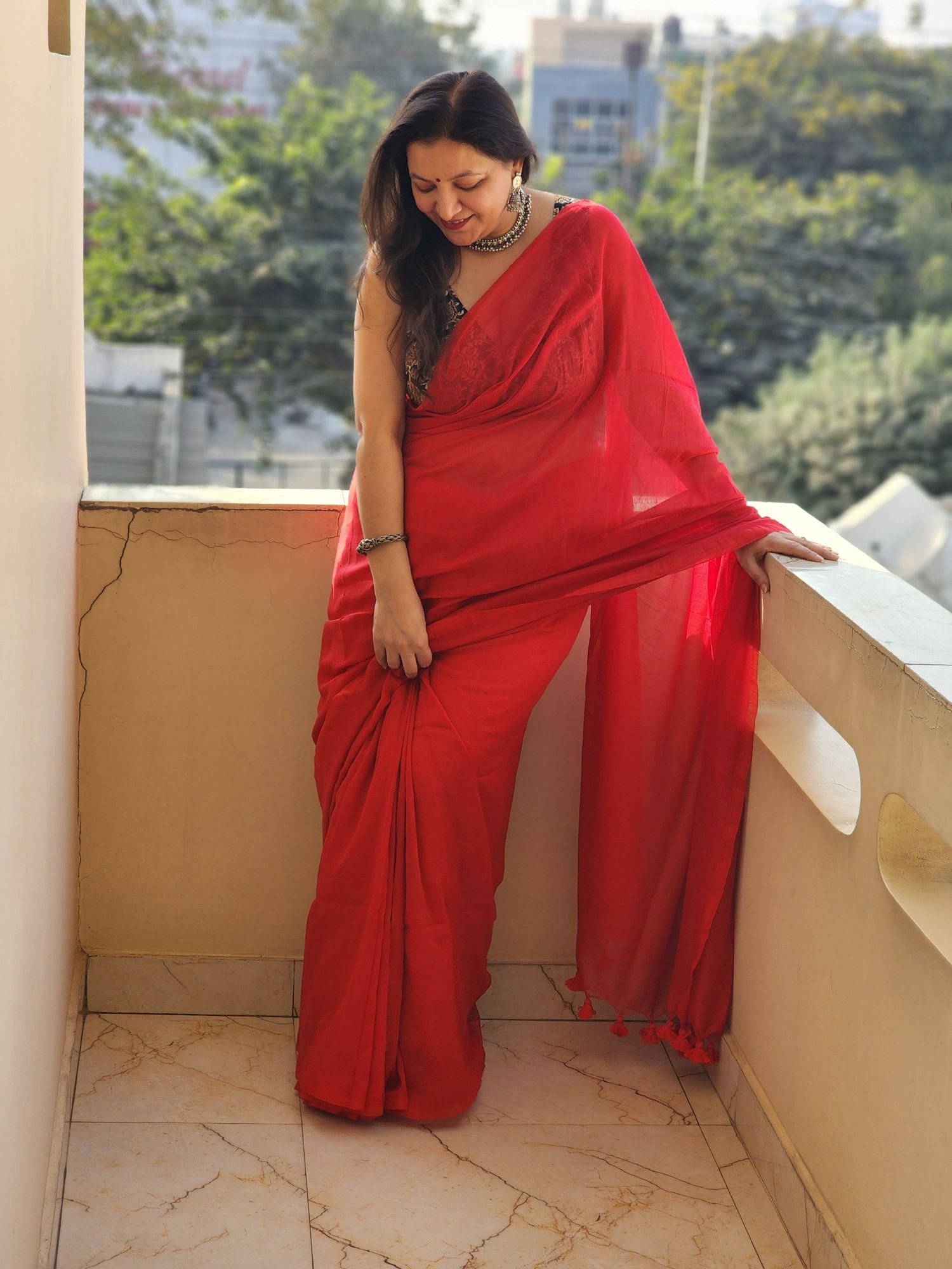 Cotton saree