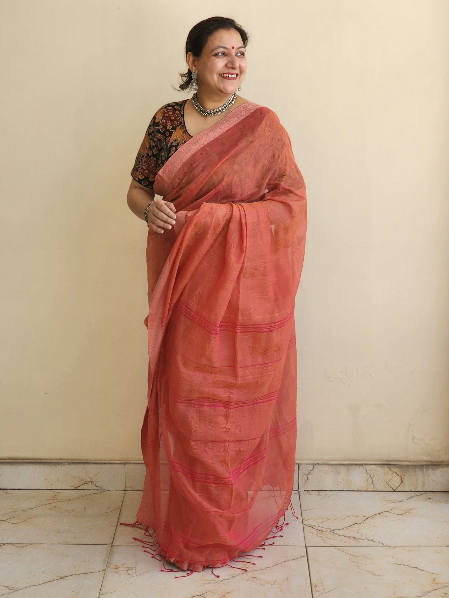 Cotton saree