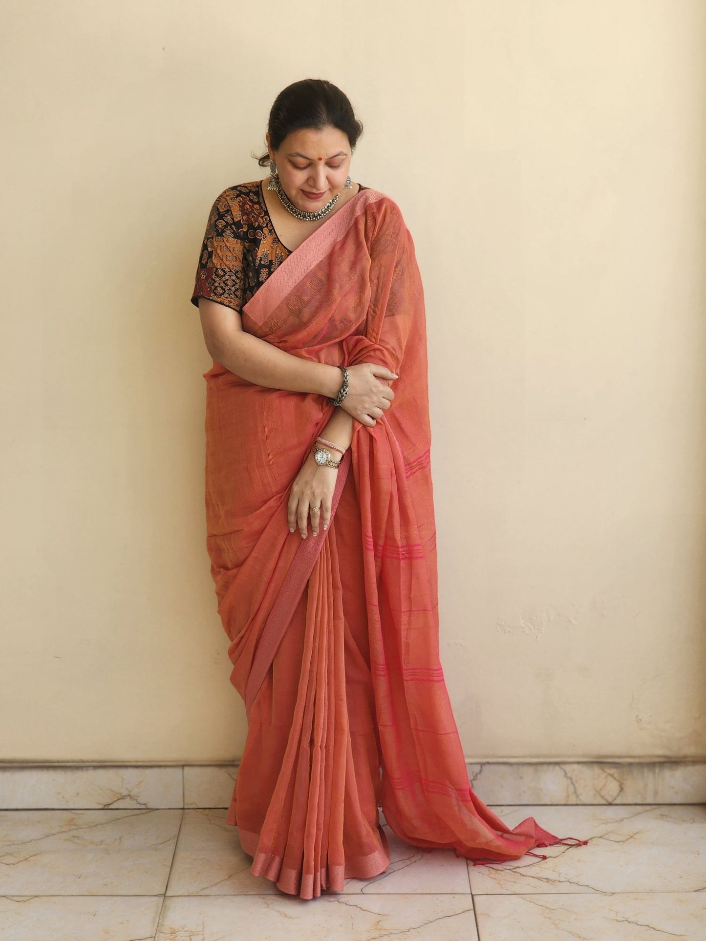 Cotton saree